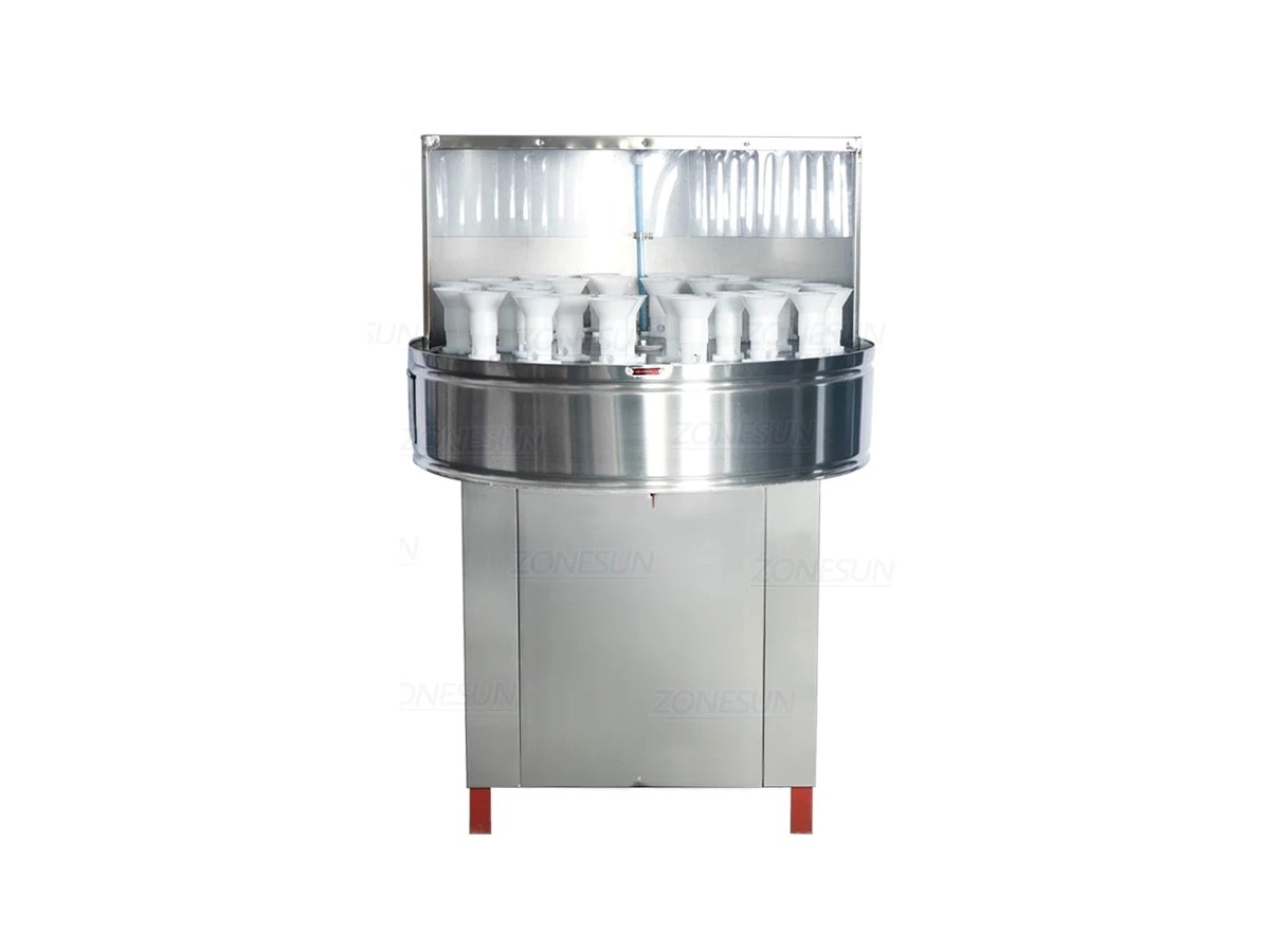LU-WB32 rotary small semi-automatic bottle washing machine
